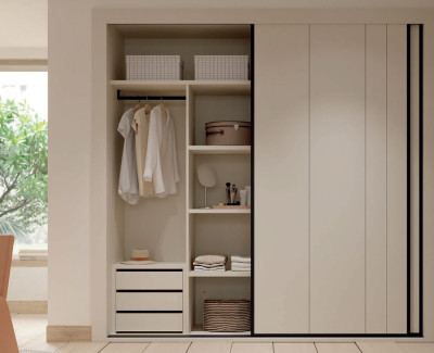Armoire à 2 portes coulissantes