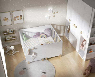 Lit convertible pour jumeaux Duo Plus