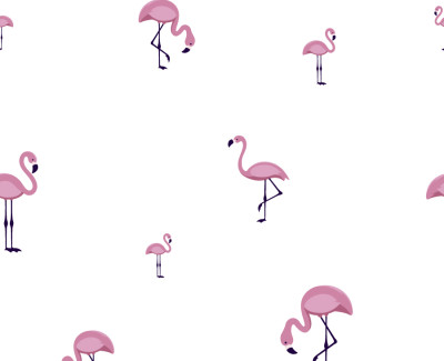 Papier peint Flamingos