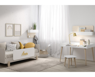 Lit bébé convertible pour matelas de 140x70cm