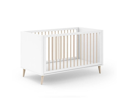 Lit bébé avec pieds en bois