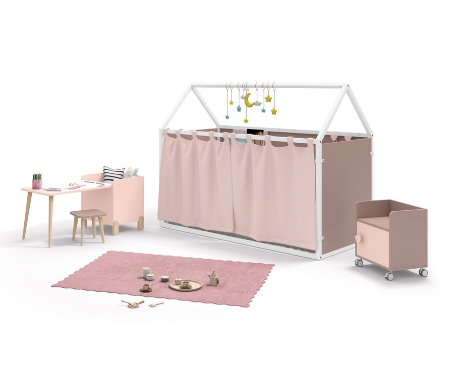 Glatter Teppich für Kinderzimmer - ROS - UNNIQ Habitat